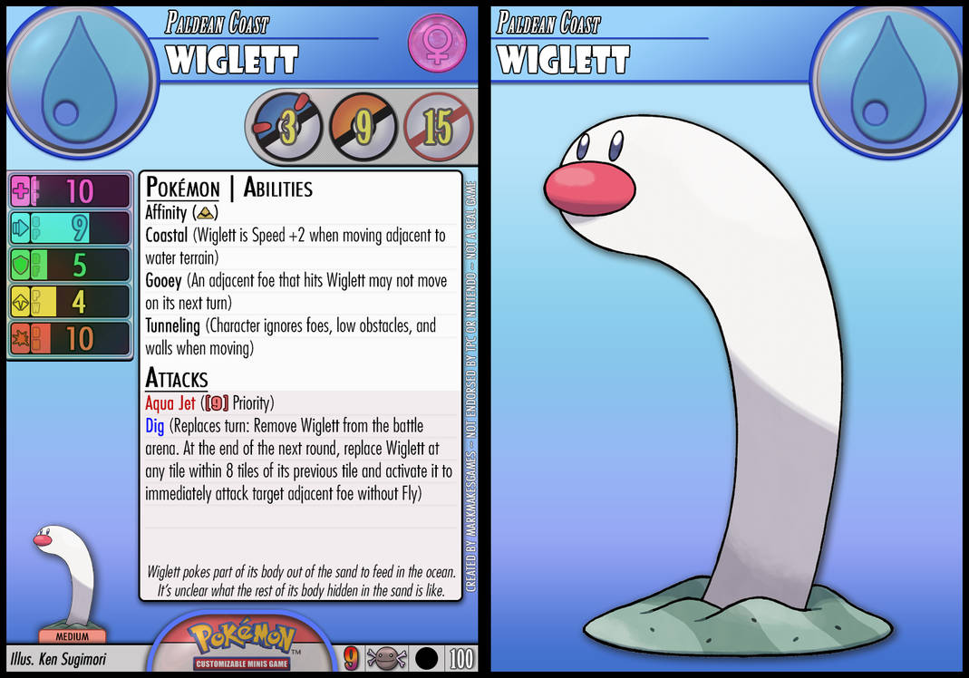 Wiglett -  Pokédex