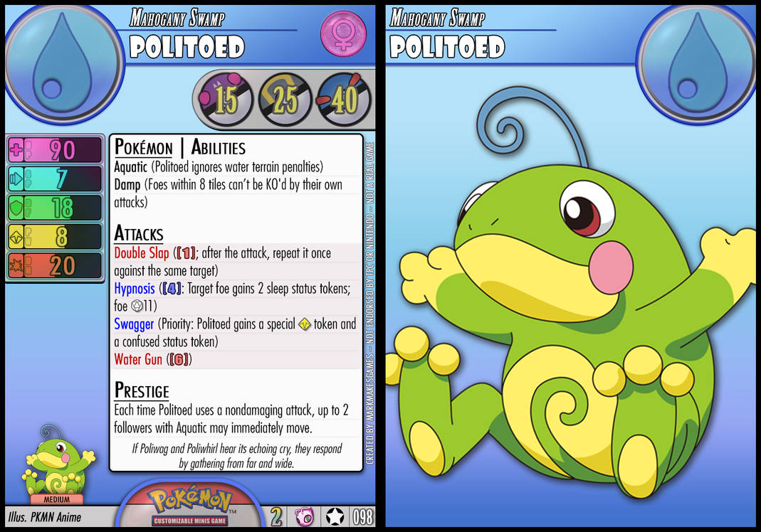 Poison Politoad Politoed by PokemonCMG on DeviantArt
