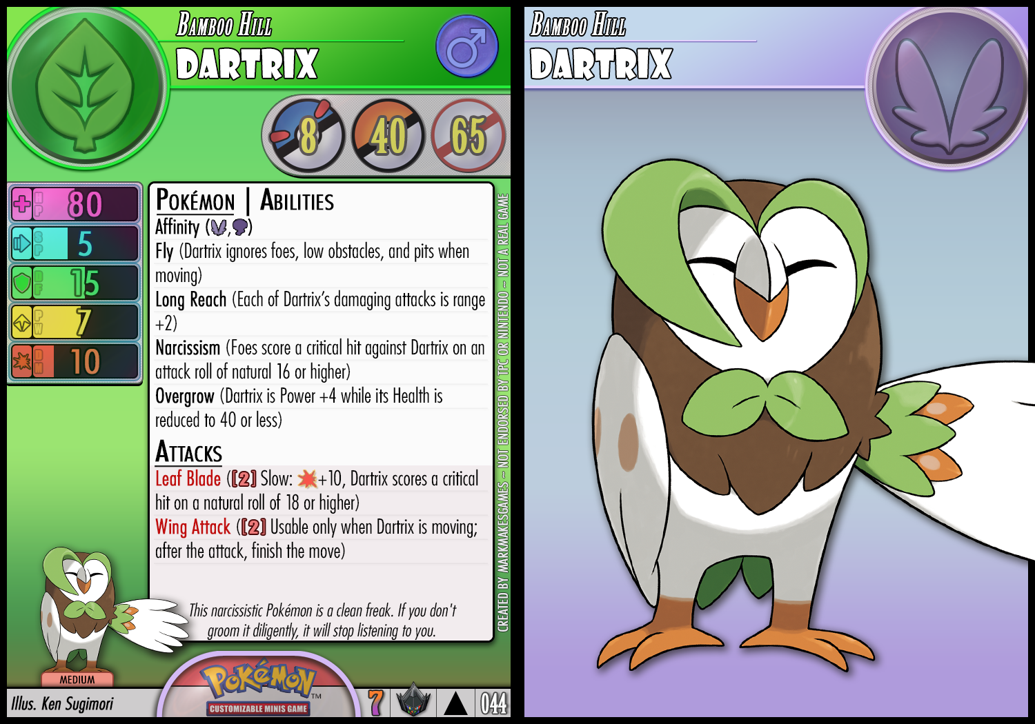 Dartrix by PokemonCMG on DeviantArt