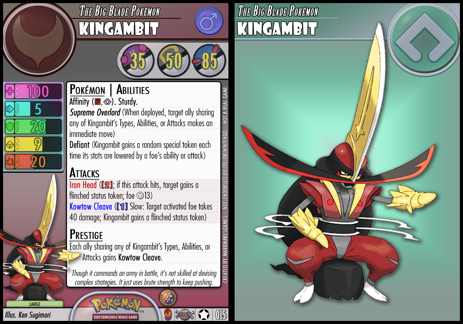 OC] Kingambit is one of the coolest mons ever ⚔ : r/PokemonScarletViolet