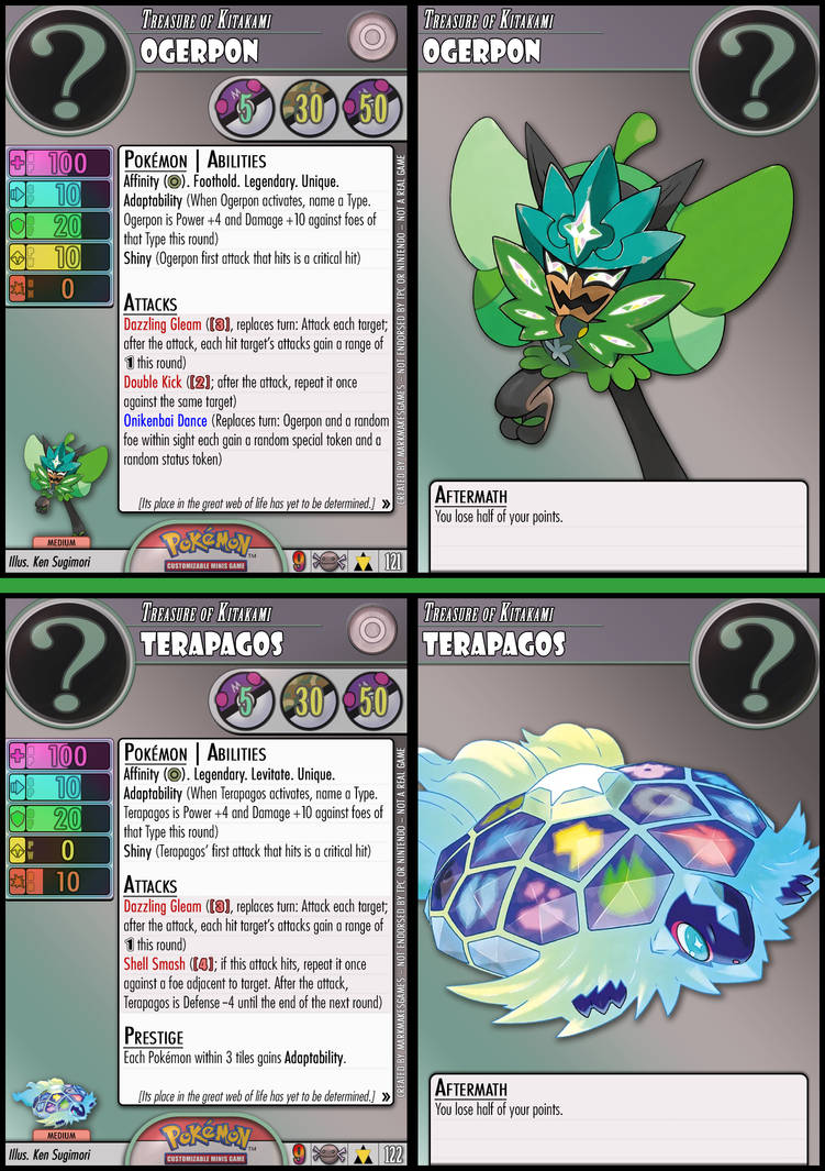 Ogerpon and Terapagos by PokemonCMG on DeviantArt