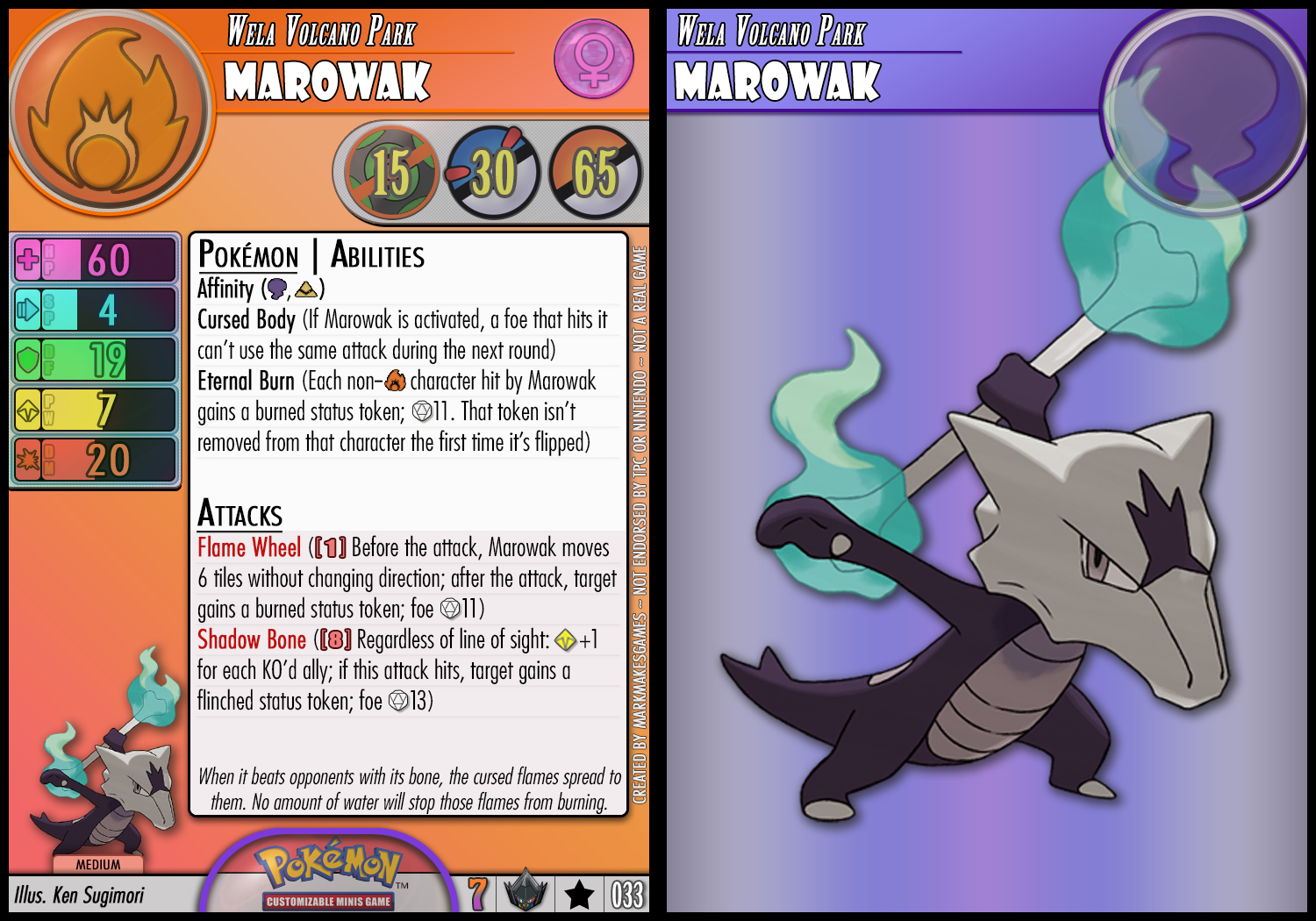 Marowak  Pokemon alola, Pokemon pokedex, Pokemon