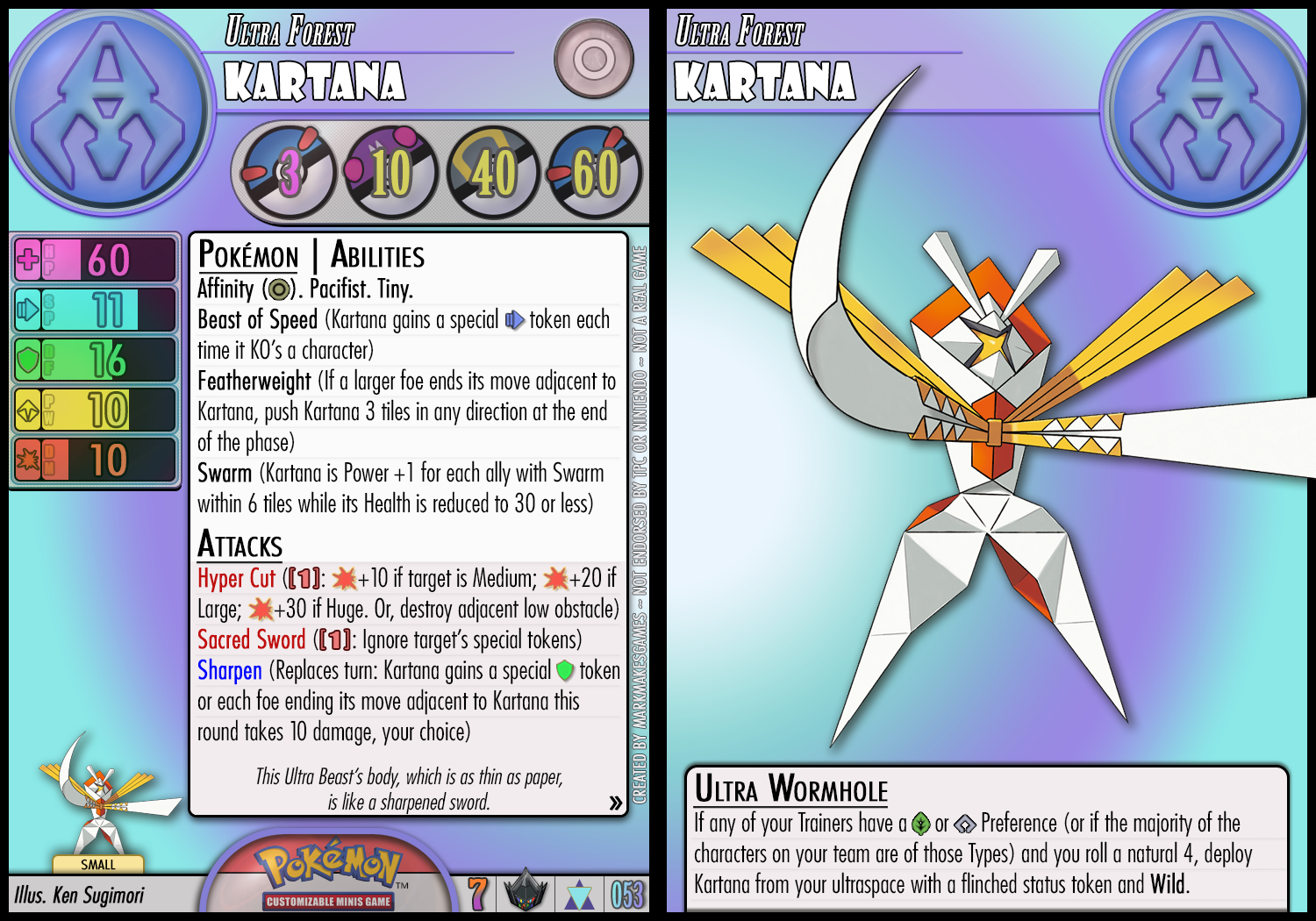 Competitive Pokemon: Kartana by Strikerprime on DeviantArt