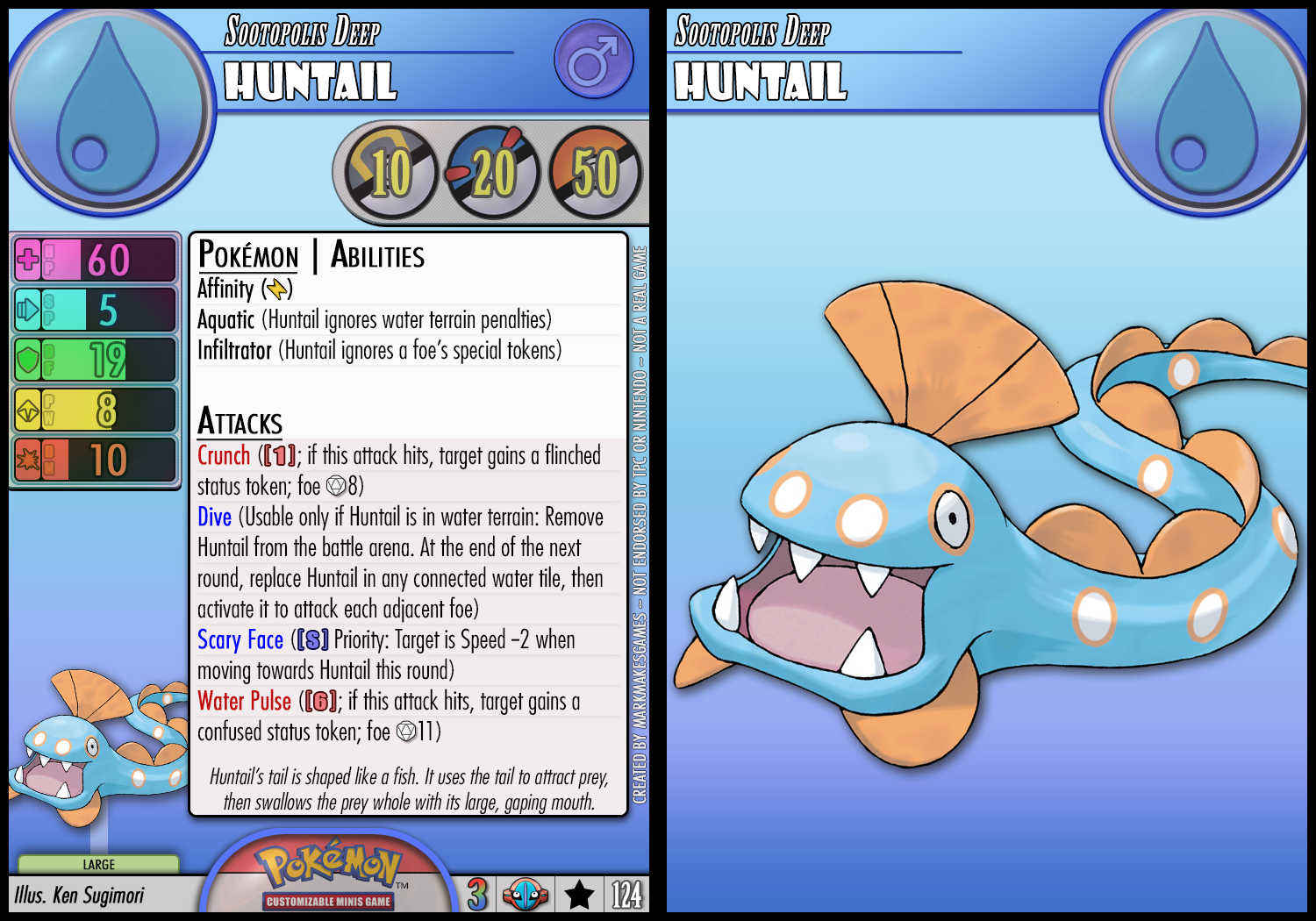 Huntail by PokemonCMG on DeviantArt
