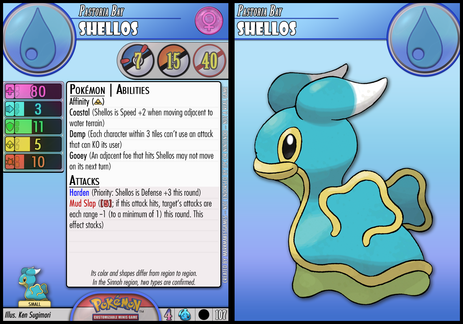 Shellos (East) by PokemonCMG on DeviantArt