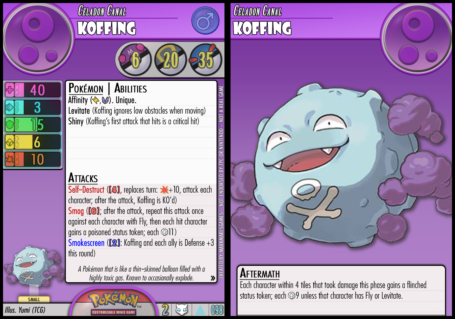 Shiny Koffing by PokemonCMG on DeviantArt