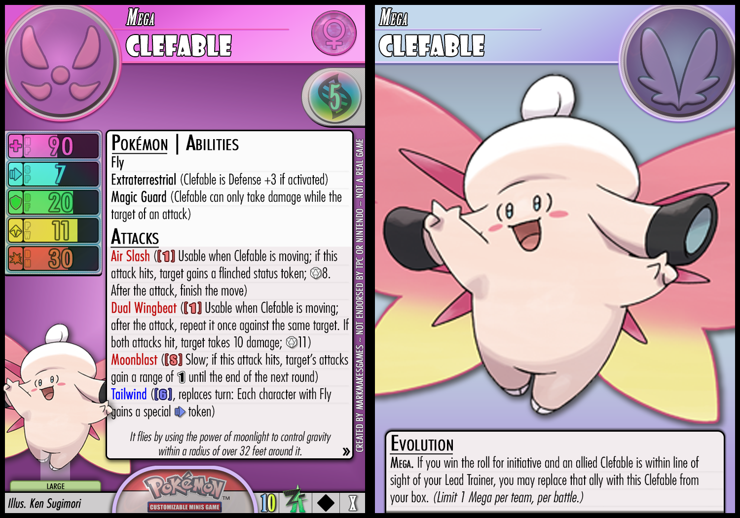 Clevable Pro Body Mega Clefable by PokemonCMG on DeviantArt