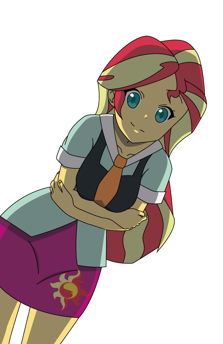 Sunset Shimmer Anime Style by Lhenao on DeviantArt