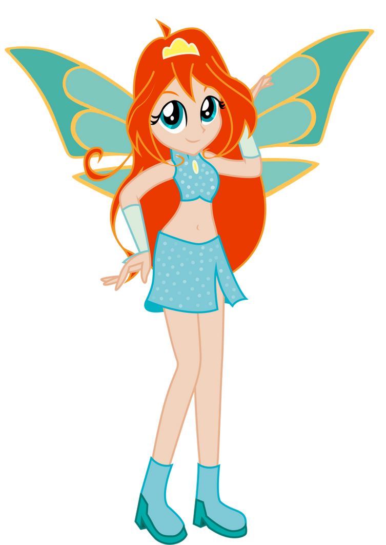 Equestria Girls x Winx Club: Bloom by Lhenao on DeviantArt