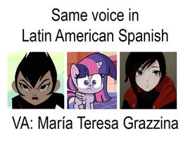 Same Voice in Latin American Spanish