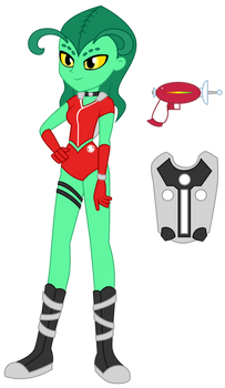 EQG OC: Peridot Marble The Last Living Martian