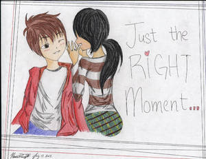 Just the Right Moment~!