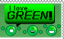 I love green stamp