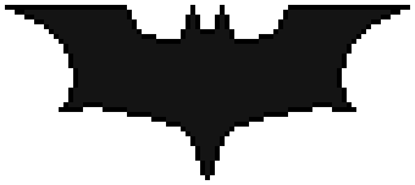 Pixel Batman Logo by KellyJTF on DeviantArt