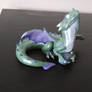 Glittering Dragon Chick w/ Tumbled Amethyst (Sold)