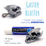 Gaster Blaster Pendant - $9