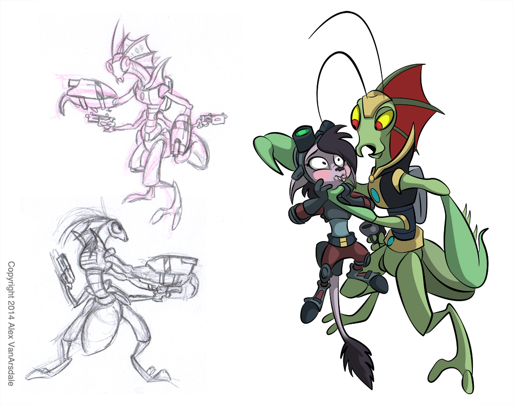 Deviantart Alien Types New Alien Species by AlexVanArsdale on DeviantArt