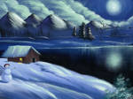 Winter Night by KazeSkyfox
