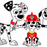 101DS and Paw Patrol: Dylan, Dolly and Marshall