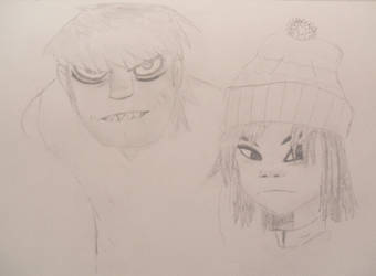 Murdoc and Noodle (Gorillaz)