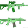 Grass Mint's M4 and Scorpion EVO