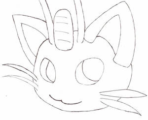 Pokemon Meowth Bust