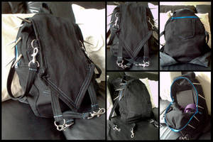 Recycled Jeans Backpack