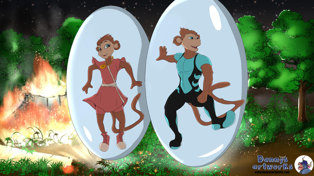 Test task Monkeys by DannysArtworks on DeviantArt