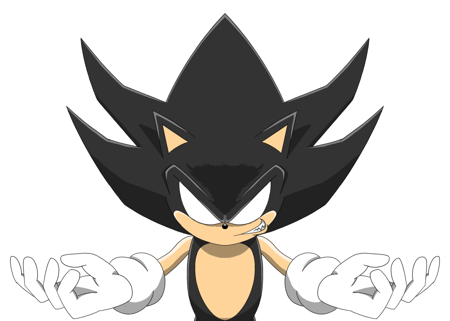 Dark Sonic By TheArtistPanda On DeviantArt dark-sonic-by-theartistpanda-on-deviantart