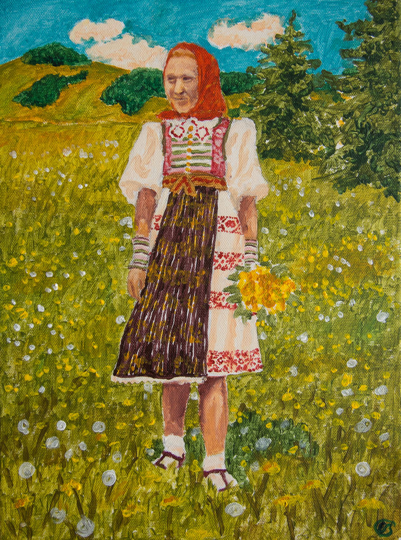 A girl from Vazec