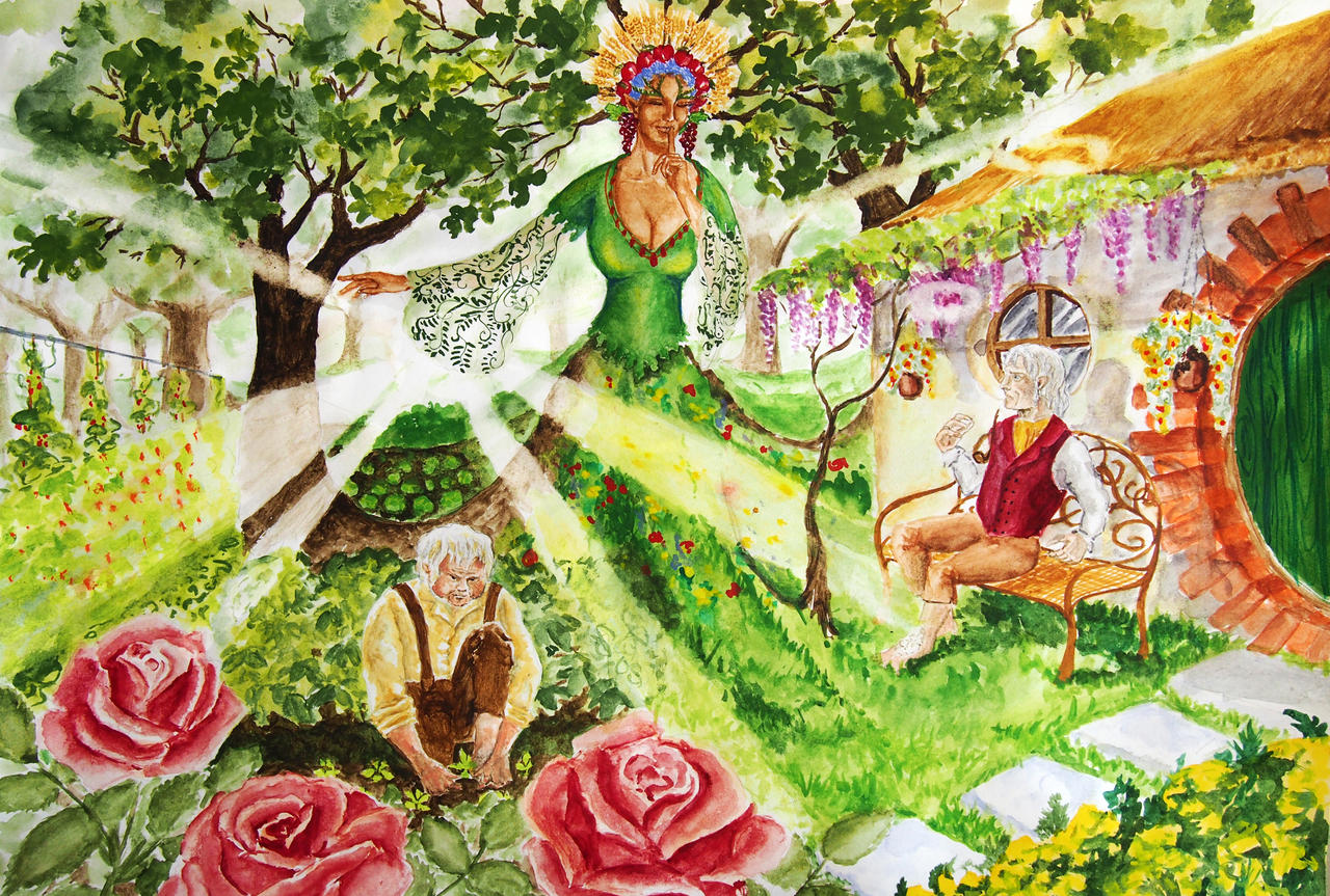 Sam's garden on Tol Eressea by MirachRavaia