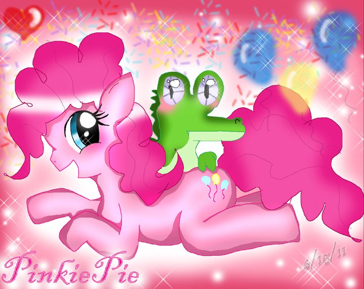 PinkiePie and her Gummy