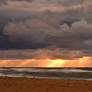 Sunset Rays from a Stormy Sky