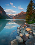 Lake Louise in Morning Light by EvaMcDermott