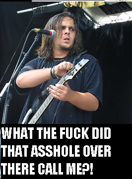 Shaun Morgan is insulted.