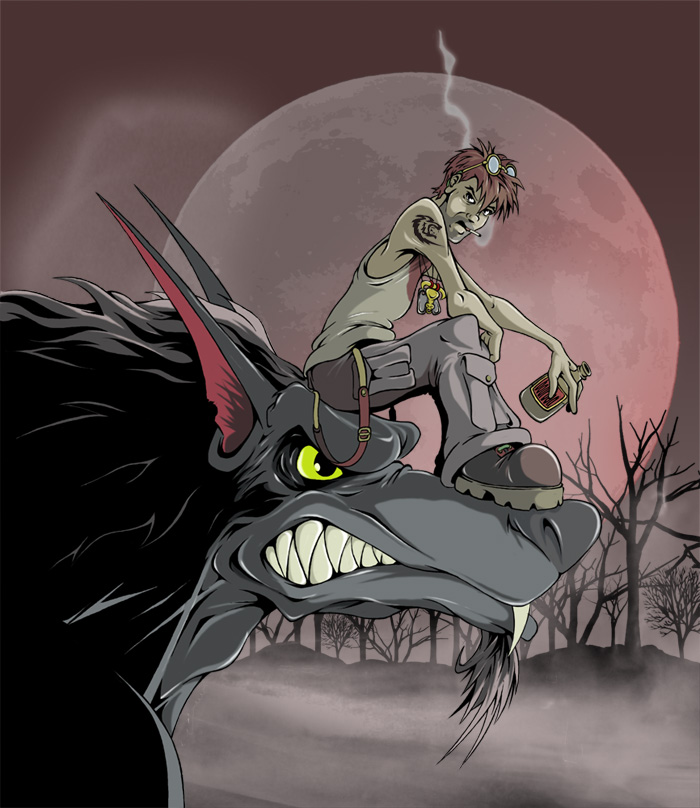 werewolf concept art 3 by UndeadComics on DeviantArt