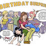 Birthday spankings