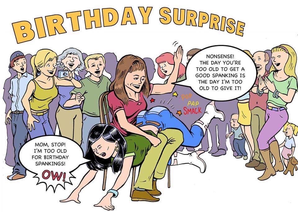 Birthday Spankings By Miraclespoonhunter On Deviantart 