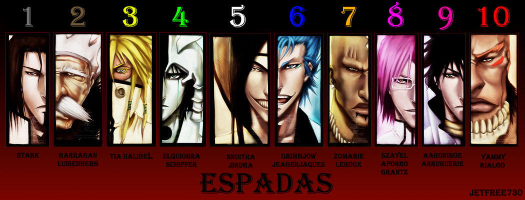 TEN ESPADAS OF AIZEN By Jetfree730 On DeviantArt ten-espadas-of-aizen-by-jetfree730-on-deviantart