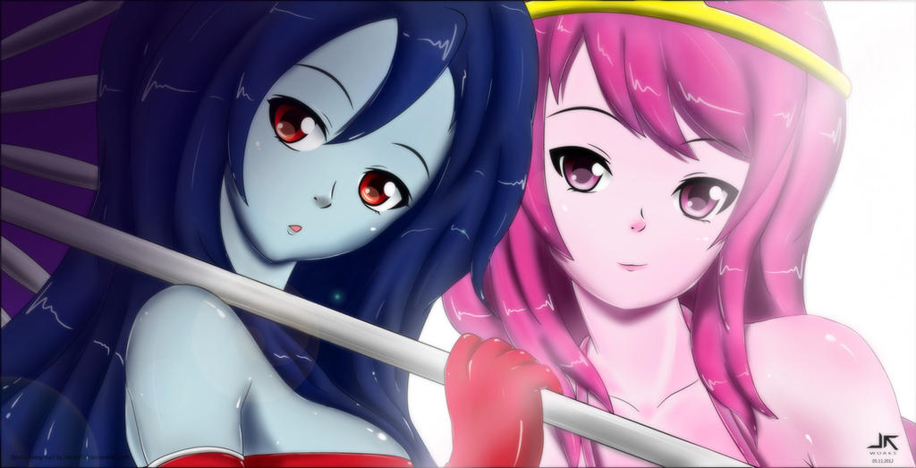 Wanna hang out? Marceline and Princess Bubblegum