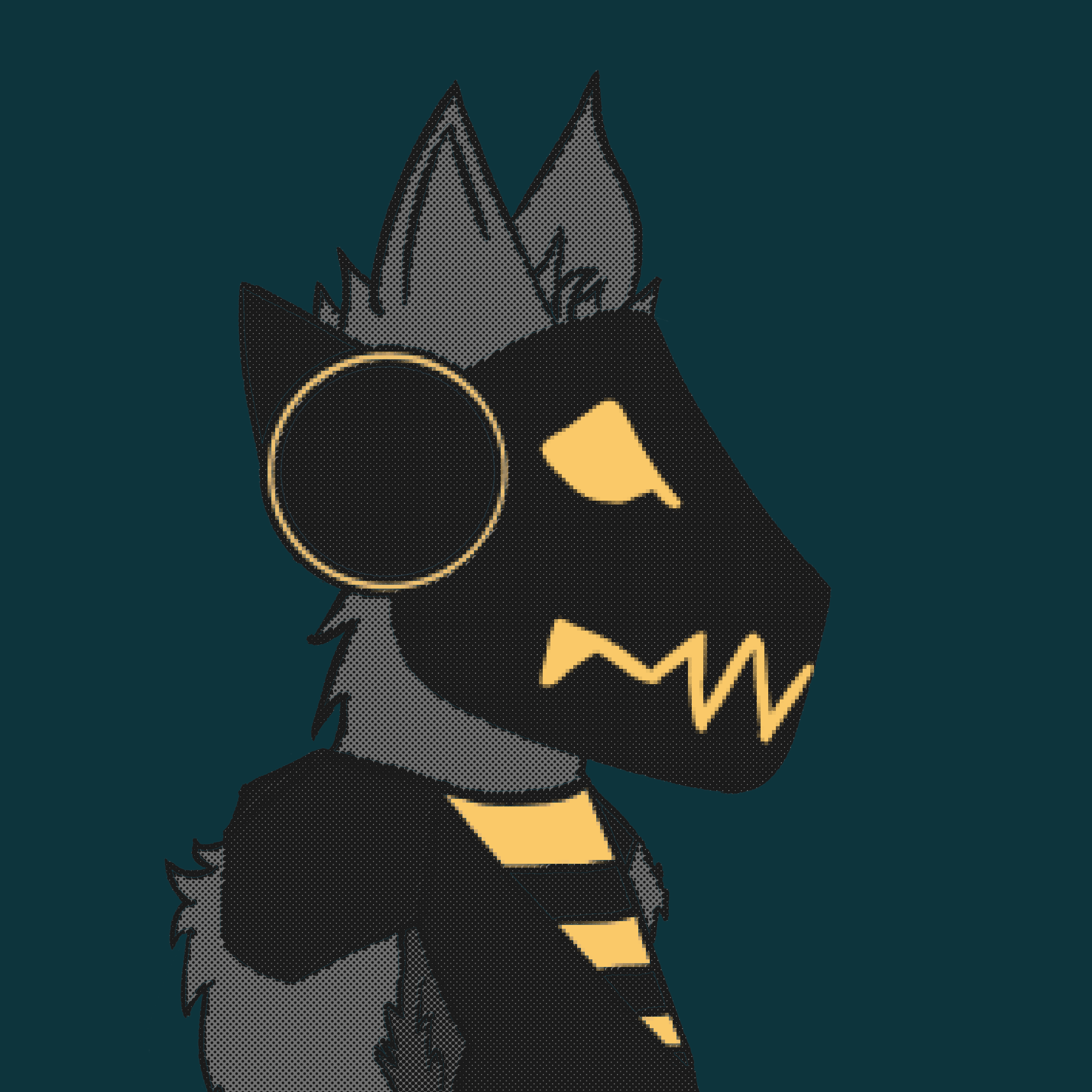 Protogen GIF by Wolfydlo on DeviantArt