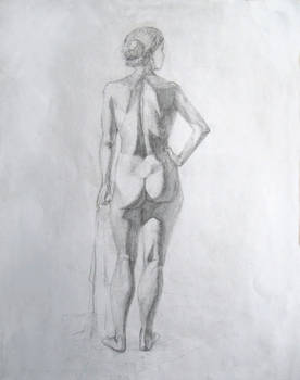 Woman drawing