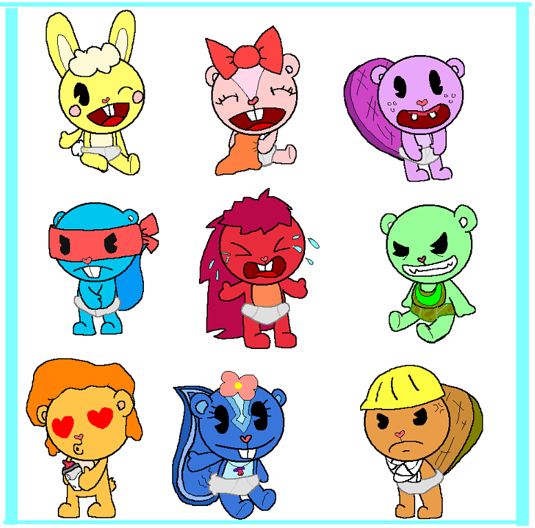 Some HTF as Babies by MaliabunbunHilosqeee on DeviantArt