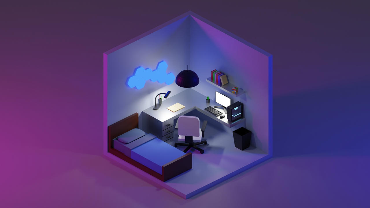 Cube Room by BADmaY on DeviantArt