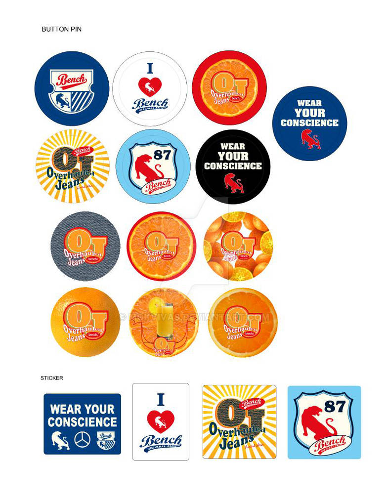 Pin Button and Sticker Design by mokvivas on DeviantArt