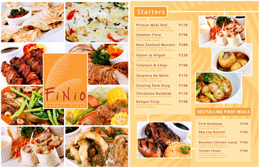 Finio Menu Pg 1- 2 by mokvivas on DeviantArt