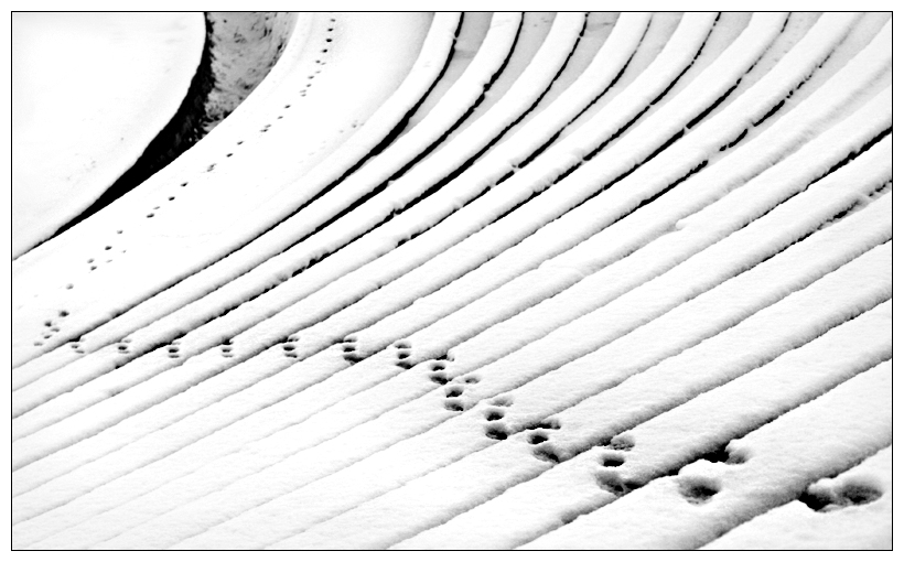 Footprints on Frozen Curves