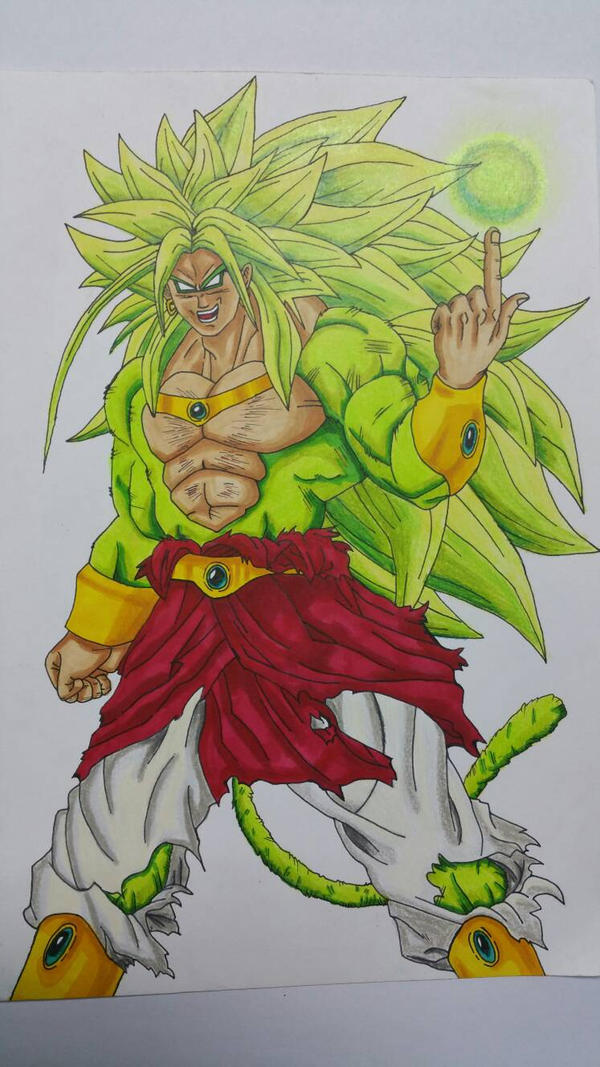 Ssj5 Drawing Broly ssj5 by JaviRaptor on DeviantArt
