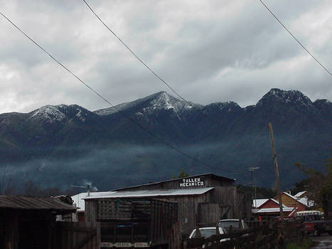 Cloudy day in the Andes