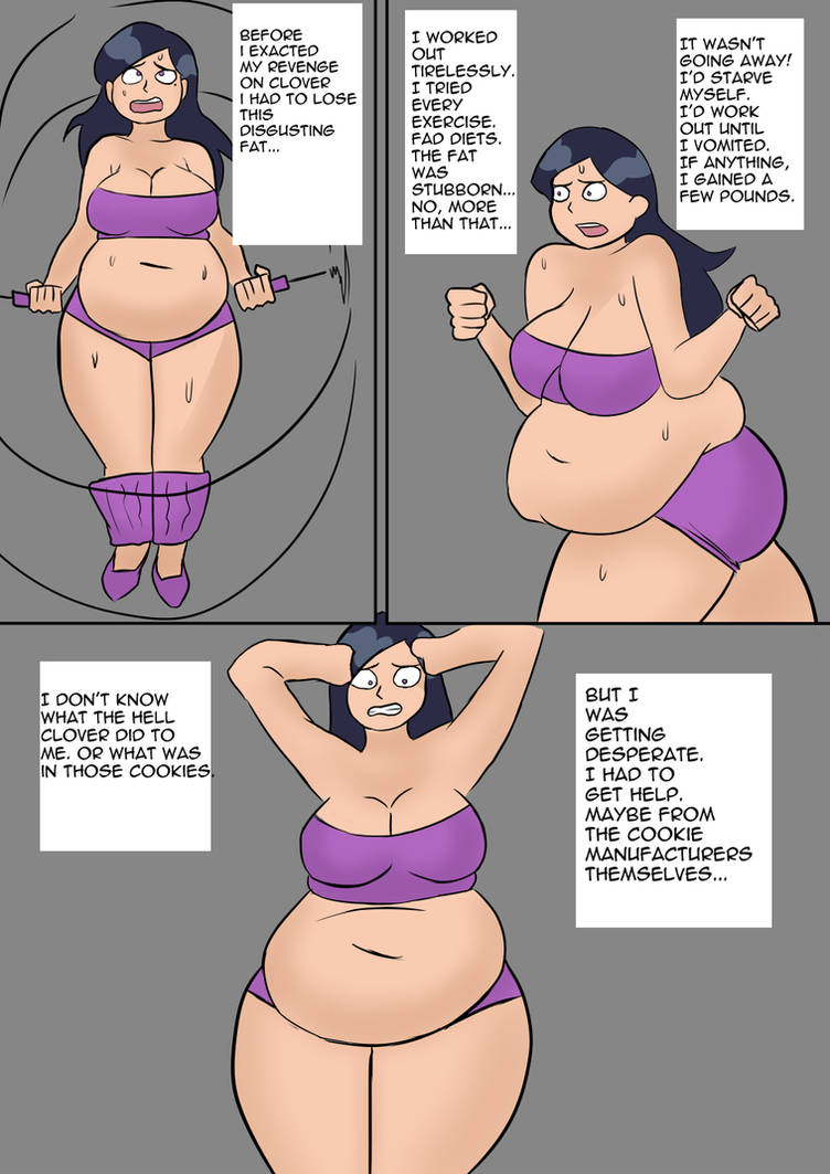 Mandy Weight Gain 4 by IngasBittersweets on DeviantArt.